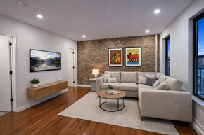 New York apartment for rent - Unit 33 Living Room.  Photo is AI Generated