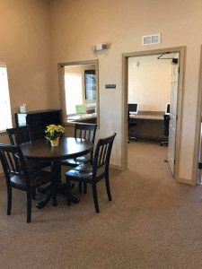 Emmett apartment for rent - a dining room with a table and chairs