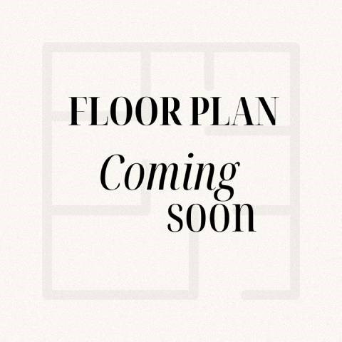 Floor plan for 1 bed, 1 bath, 600 sqft