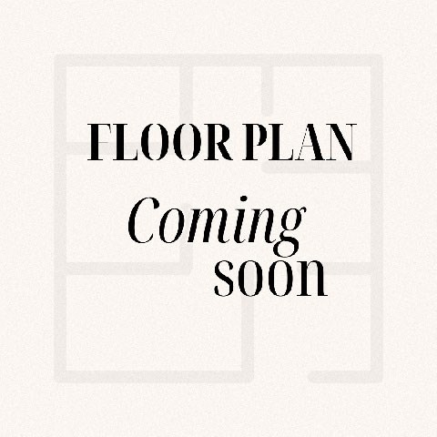 Floor plan for 1 bed, 1 bath, 480 sqft