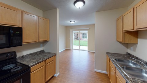 Floor plan for 2 beds, 1.5 baths