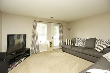 Mishawaka apartment for rent - a living room with a couch and a tv