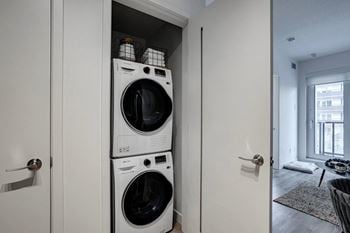 Front loading laundry