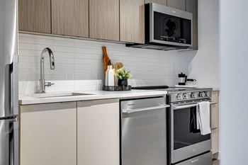Modern kitchen with sink