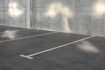 Reserved parking lot