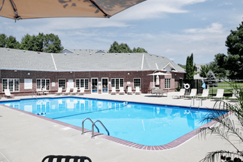 Heated swimming pool