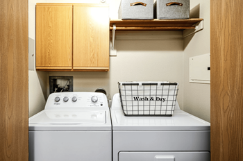 Full-size in-unit washer & dryer