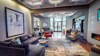 Firepit and lounge seating