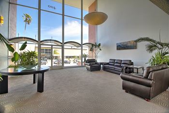 Lobby with sofas