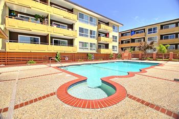 Pool side building