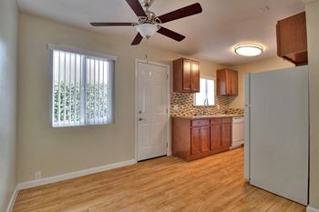 Dining and kitchen