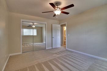 Ceiling fan and lights in all the rooms