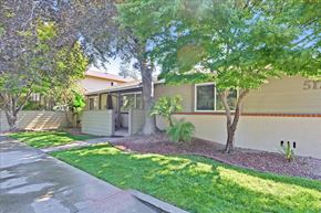 Menlo Park apartment for rent - A house with a tree in front of it.