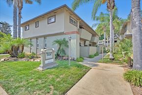 Menlo Park apartment for rent - A house with a sign that says Middle Park in front of it.