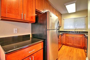 Kitchen designed with ample storage space