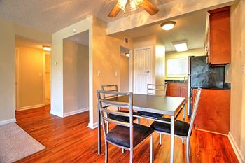Dining and kitchen view