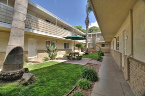 Sunnyvale apartment for rent - Gallery outside at Sunnyvale Court, Sunnyvale, CA