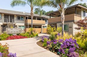 Los Altos apartment for rent - A building with a sign that says "Foss Altoids Count" in front of it.