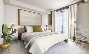 Concord apartment for rent - Bedroom with Large Bed at Renaissance Square, Concord