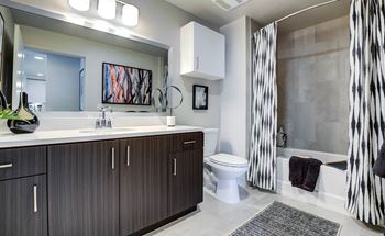Bathroom with mirror