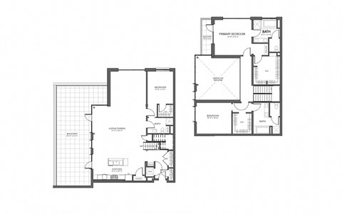 Floor plan for 3 beds, 3 baths, 2848 sqft