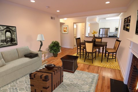 Floor plan for 3 beds, 2 baths, 1114 sqft
