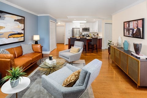 Floor plan for 1 bed, 1 bath, 700 sqft