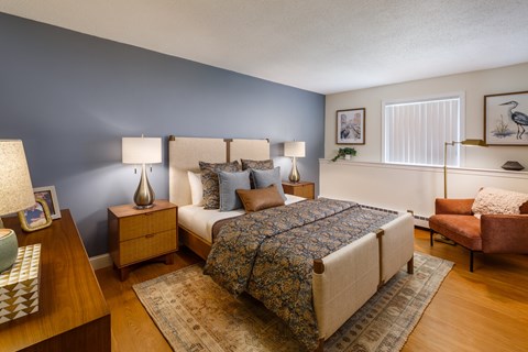 Floor plan for 1 bed, 1 bath, 725 sqft