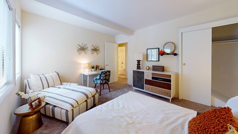 Floor plan for 1 bed, 1 bath, 1004 sqft