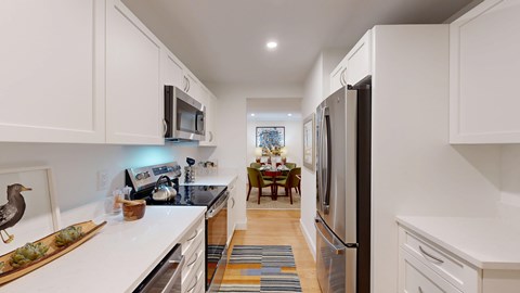 Floor plan for 1 bed, 1 bath, 682 sqft