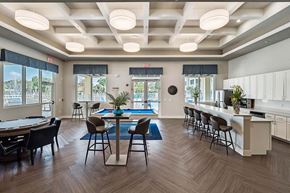 Bonita Springs apartment for rent - Equipped Kitchen In Clubhouse at Waterline Bonita Springs, Bonita Springs