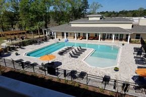 Port Wentworth apartment for rent - Resort style swimming pool with tanning ledge and sun deck at The Columns at Coldbrook Station, 31407