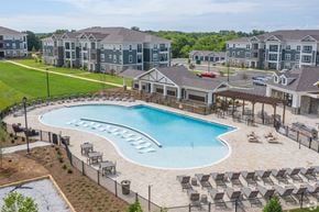 Spring Hill apartment for rent - Building and Swimming Pool at The Columns on Main, Tennessee, 37174