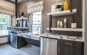 Duluth apartment for rent - Clubroom Kitchenette, The Columns at Club Drive, 30096