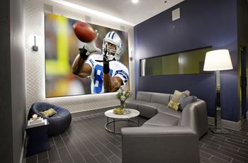 Resident entertainment room