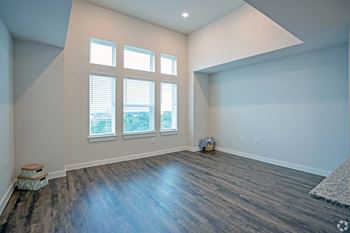 Resilient, hard-surface flooring