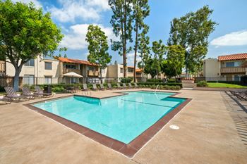 Two swimming pools and one spa