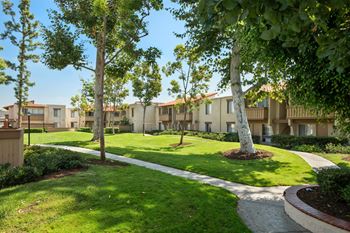 Professionally landscaped grounds