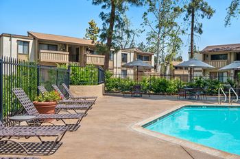 Four swimming pools and four spas
