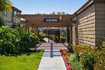Community clubhouse with tv, living & dining areas