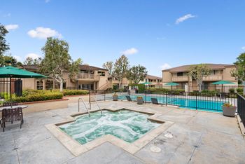 Four swimming pools and two spas