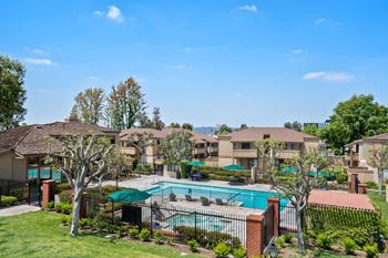 Four swimming pools and two spas