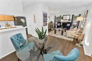 Horizons at sunridge open concept dining and living room