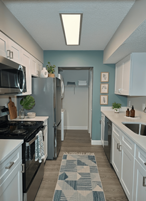 Clearwater apartment for rent - The Palms of Clearwater Kitchen  (virtually staged)