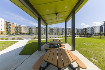 Lofts at san marco east | jacksonville, fl | covered picnic tables