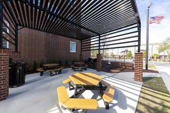 Lofts at cathedral |downtown jacksonville fl | pavilion with grills