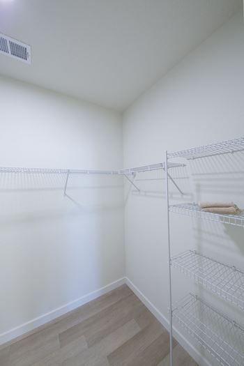 Spacious closet
