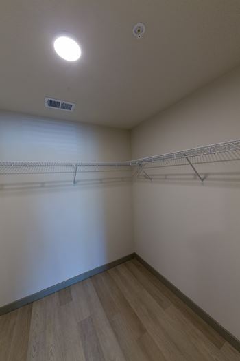 Large walk-in closets