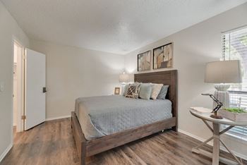 The park at wintergreen apartments | desoto, tx | model bedroom
