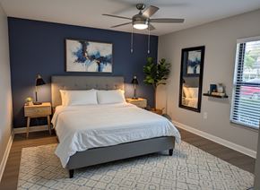 Clearwater apartment for rent - The Palms of Clearwater Bedroom (virtually staged)